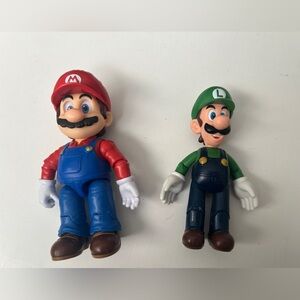 2 Super Mario & Luigi Action Figure toys